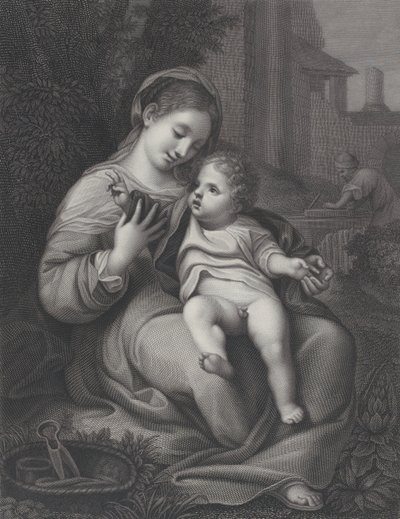 Die Heilige Familie, 1811 von Pietro Bonato
