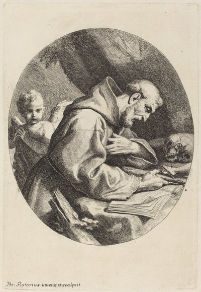 Heiliger Franziskus von Pietro Antonio Rotari