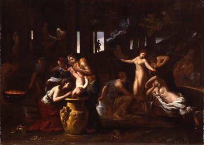 Die Geburt und Kindheit des Achilles von Pietro Testa