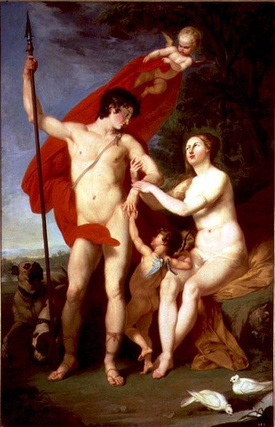 Venus und Adonis von Piotr Ivanovich Sokolov