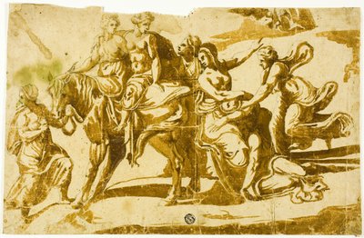 Flucht der Celia von Polidoro da Caravaggio