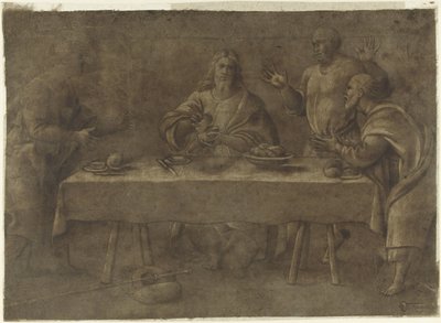 Mahlzeit in Emmaus von Pomponio Amalteo (attributed to)
