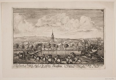 Einzug von Frederik V. in Horsens von Poul Isac Grønvold