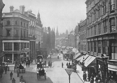 New Street, Birmingham, um 1896 von Poulton and Co