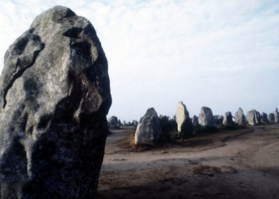 Megalithische Carnac-Monumente von Kermario von Prehistoric Prehistoric