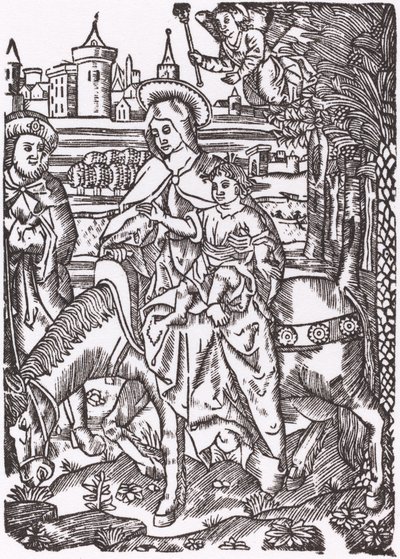 Die Flucht nach Ägypten von Probably French 16th Century