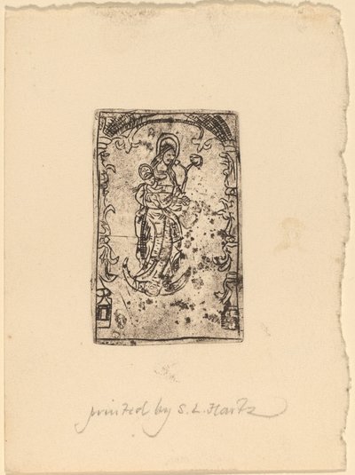 Madonna und Kind von Probably Netherlandish 15th Century