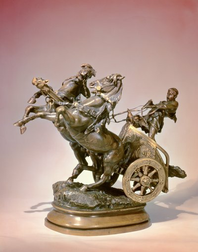 Wagenlenker (Bronze) von Prosper Lecourtier