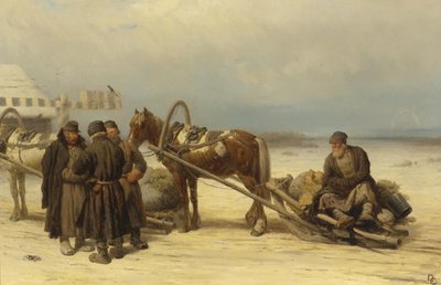 An den Toren von Pyotr Petrovich Sokolov