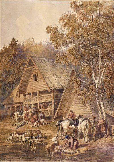 Die Jäger, 1863 von Pyotr Petrovich Sokolov