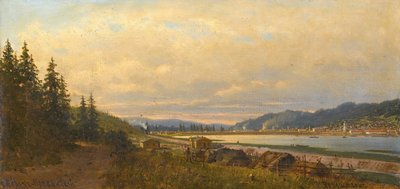 Ansicht von Verkh-Neyvinsky, ca. 1877 von Pjotr ​​​​Petrowitsch Wereschtschagin