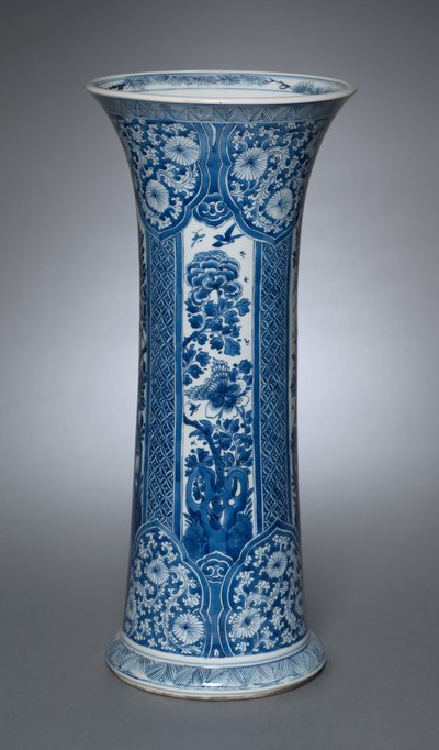 Vase mit Deckel von Qing Dynasty Chinese School