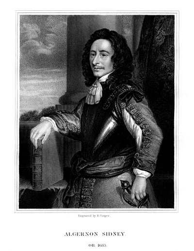 Algernon Sydney, englischer Politiker, 1824 von R. Cooper