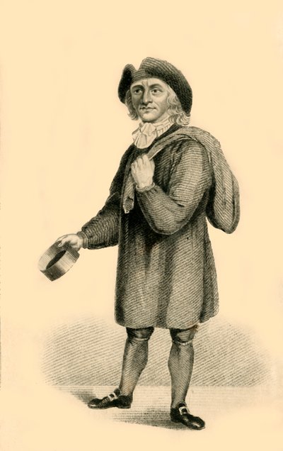 Thomas Britton, der musikalische Kohlenhändler, 1821 von R. Page