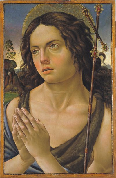 Heiliger Johannes der Täufer von Raffaellino del Garbo