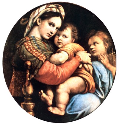Madonna della Seggiola, 1514 von Raffaello Sanzio Raphael