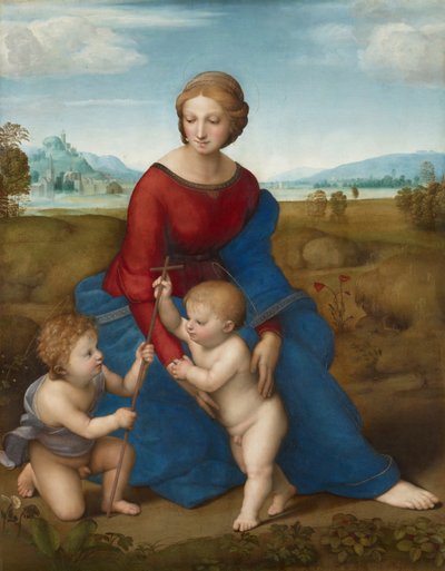 Madonna im Grünen, ca. 1506 von Raffaello Sanzio Raphael