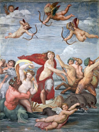 Triumph der Galatea, um 1512 von Raffaello Sanzio Raphael