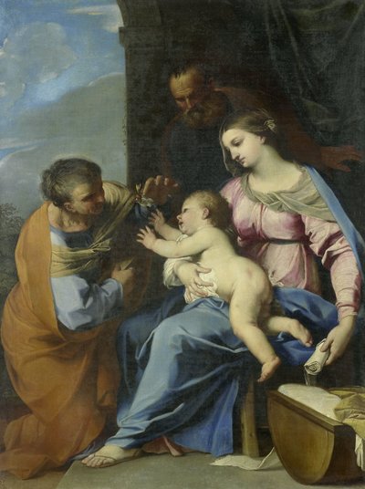 Die Heilige Familie von Raffaello Vanni (attributed to)