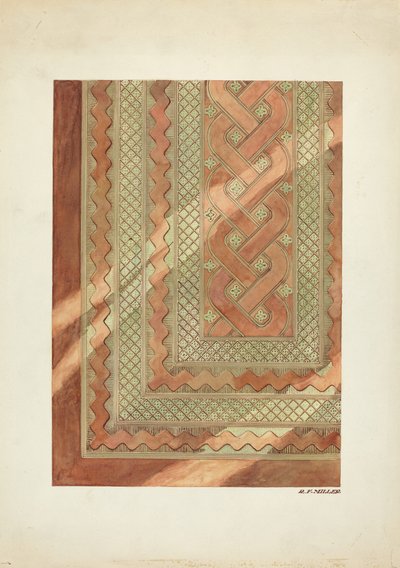 Ledersitz im Beichtstuhl (Detail) von Randolph F. Miller