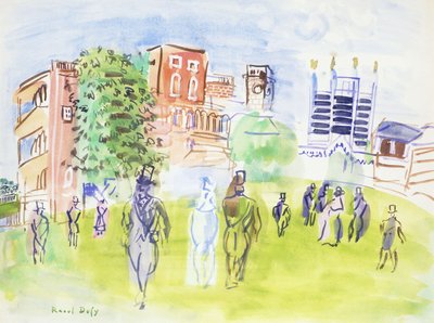 Ascot, die Tribünen von Raoul Dufy