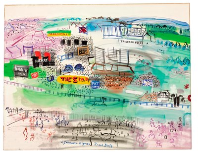 Epsom Rennbahn von Raoul Dufy