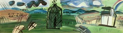 Kiosk und Regenbogen von Raoul Dufy
