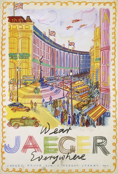 Regent Street, um 1936 von Raoul Dufy