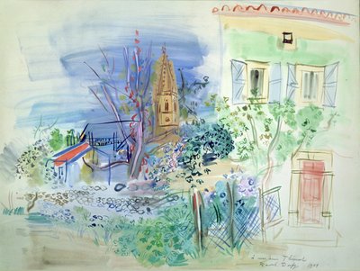 Blick auf Perpignan von Raoul Dufy
