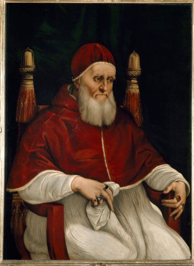 Porträt von Papst Julius II. von Raphael