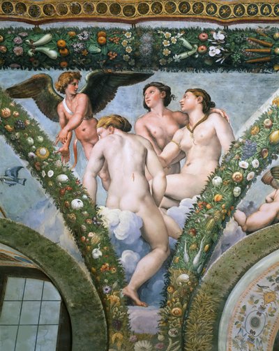 Cupid und die drei Grazien von Raphael