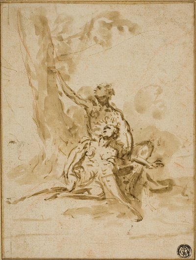 Paar neben Baum von Raymond de Lafage