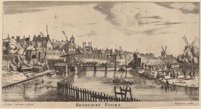 Reguliers Tor (Regeliers Poort) von Reinier Nooms, called Zeeman