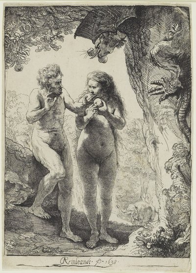 Adam und Eva von Rembrandt van Rijn