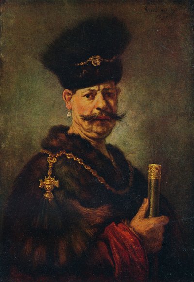 Ein polnischer Edelmann, 1637 von Rembrandt van Rijn