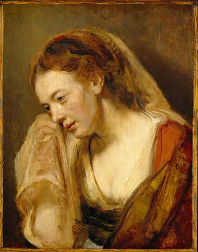 Eine weinende Frau, ca. 1647 von Rembrandt van Rijn