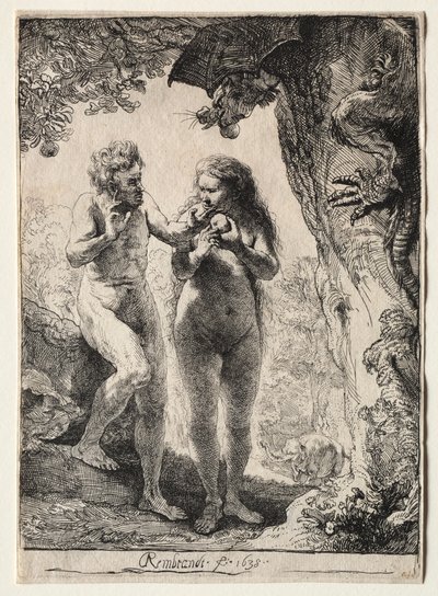 Adam und Eva, 1638 von Rembrandt van Rijn
