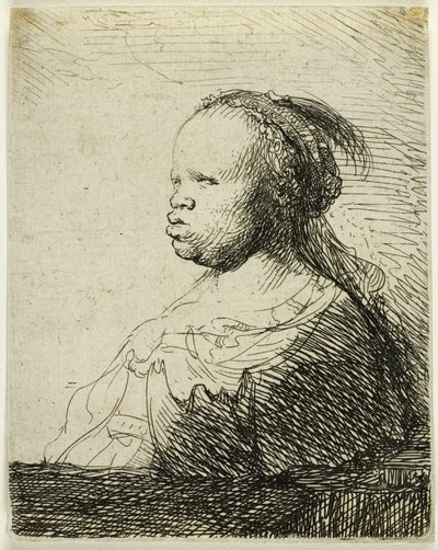 Eine afrikanische Frau von Rembrandt van Rijn