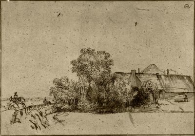 Bauernhaus in Amsteldijk von Rembrandt van Rijn