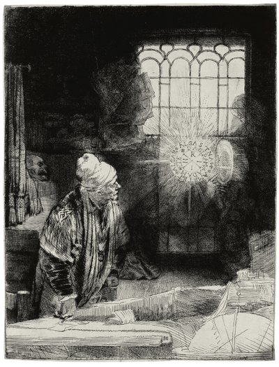 Faust, ca. 1652 von Rembrandt van Rijn