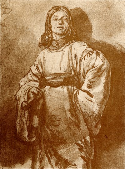 Figurenstudie von Rembrandt van Rijn