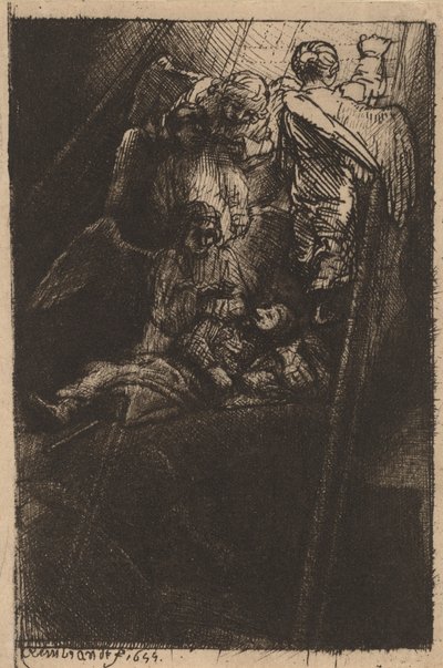 Jakobsleiter, 1655 von Rembrandt van Rijn