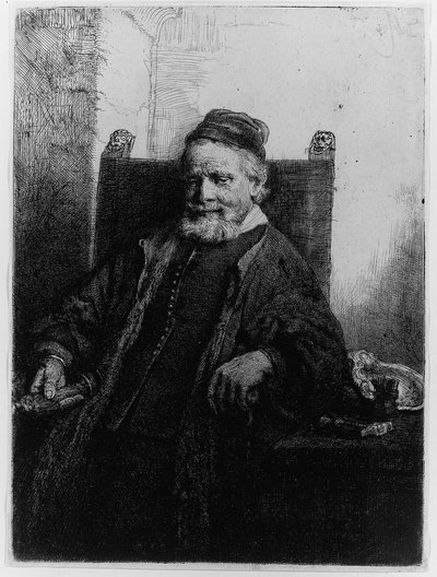 Jan Lutma, Goldschmied, 1656 von Rembrandt van Rijn