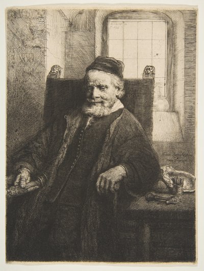 Jan Lutma, Goldschmied, 1656 von Rembrandt van Rijn