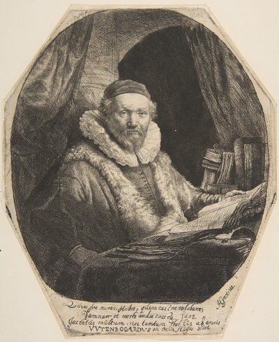 Jan Uytenbogaert von Rembrandt van Rijn