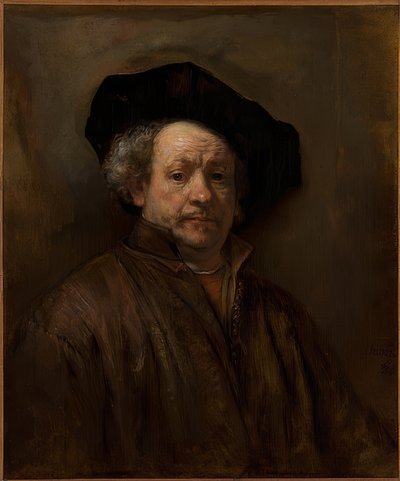 Selbstbildnis von Rembrandt van Rijn