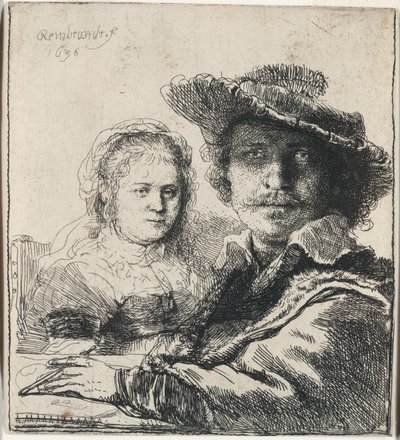 Selbstporträt mit Saskia von Rembrandt van Rijn