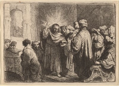 Das Zinsgroschen von Rembrandt van Rijn