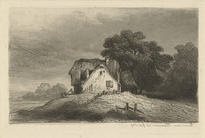 Häuser auf einem Hügel von Remigius Adrianus Haanen