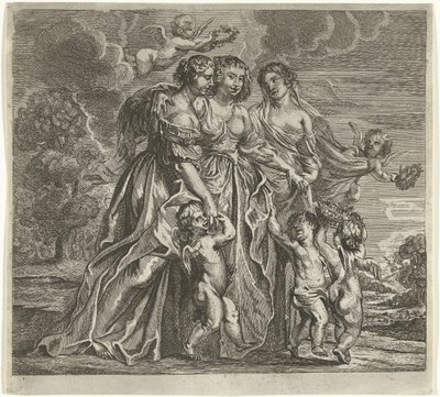 Drei Grazien von Remoldus Eynhoudts